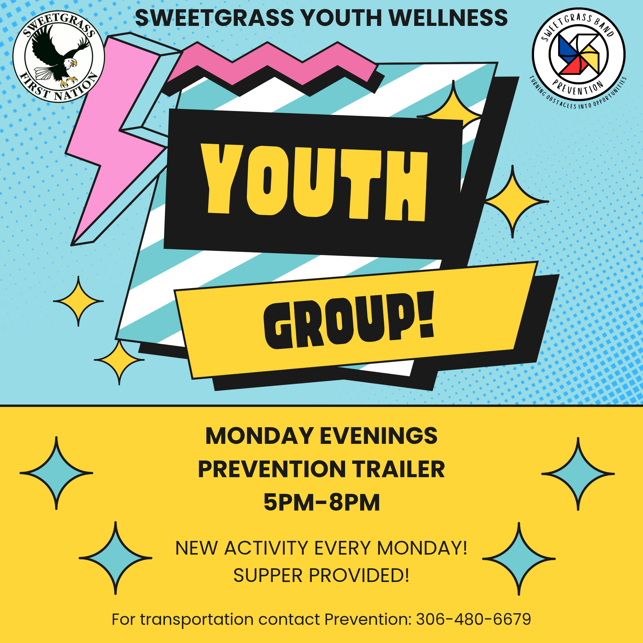 Youth Group every Monday