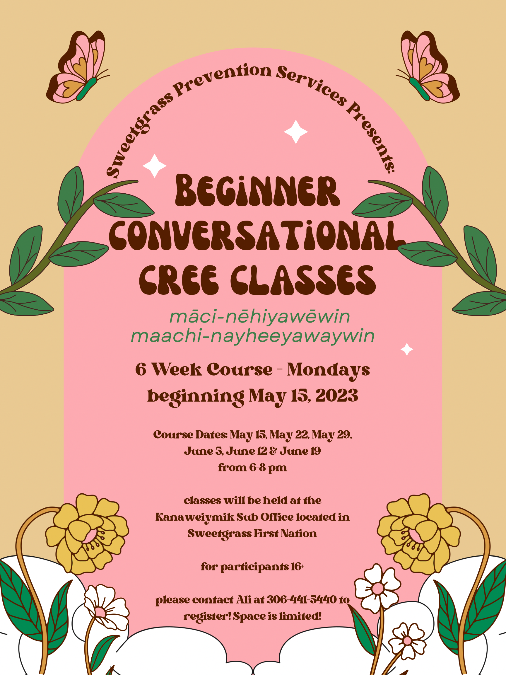 Beginner Conversational Cree Classes