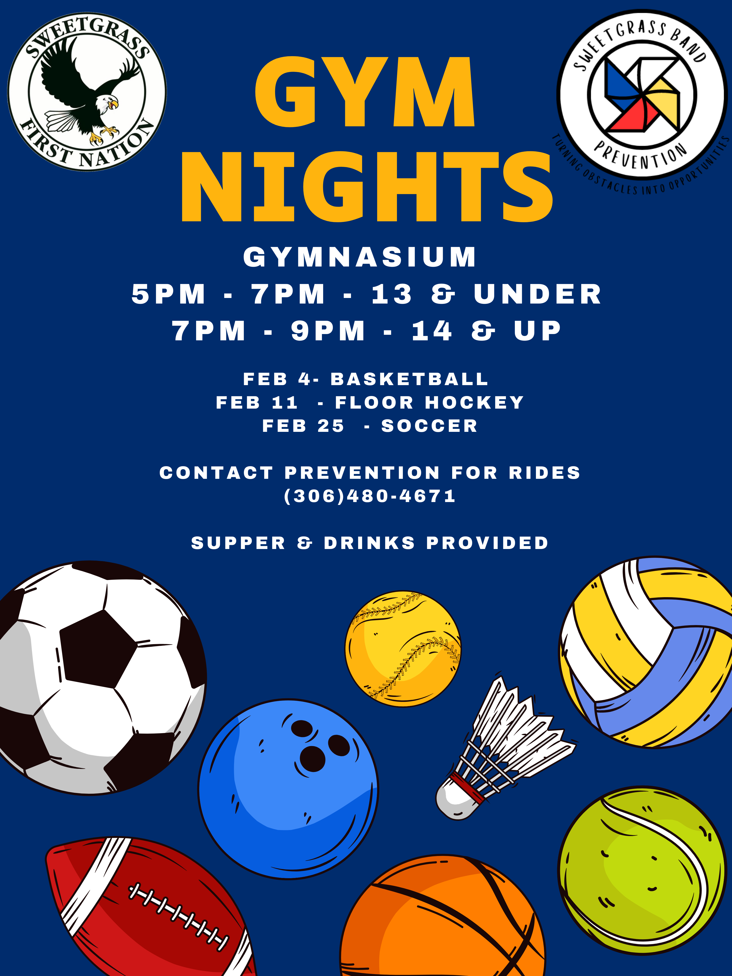 Gym Nights for February