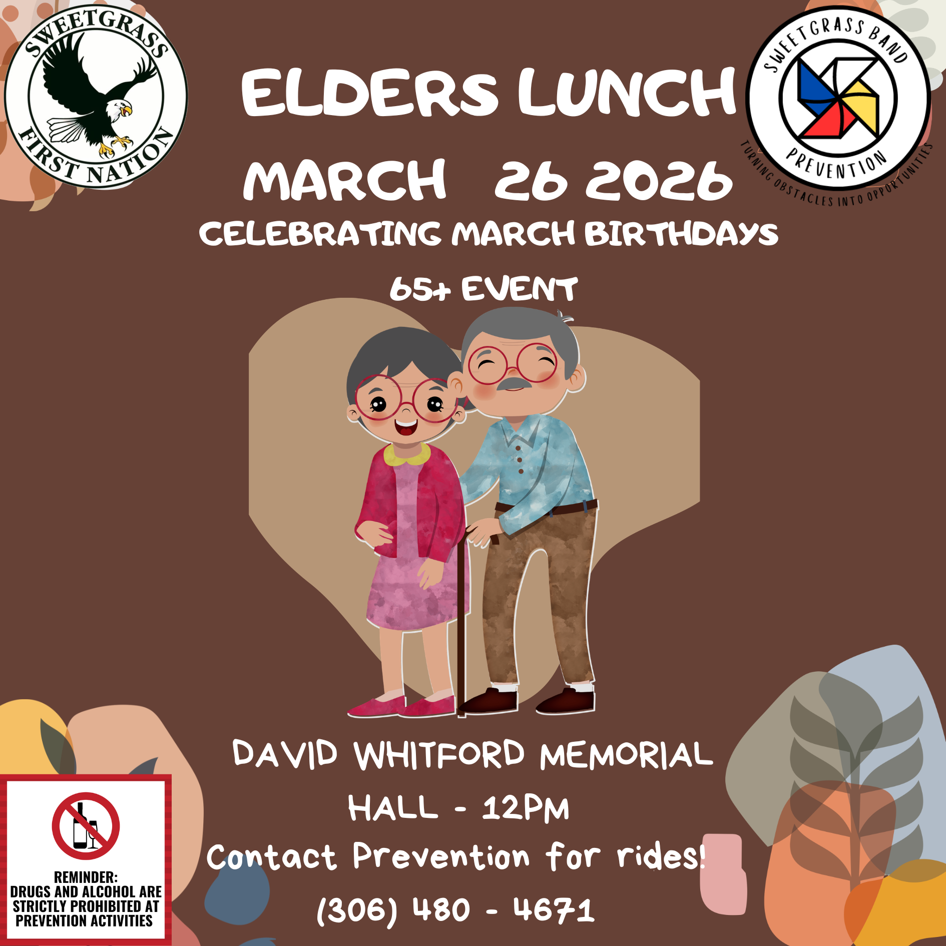Elders Lunch - Celebrating March Birthdays