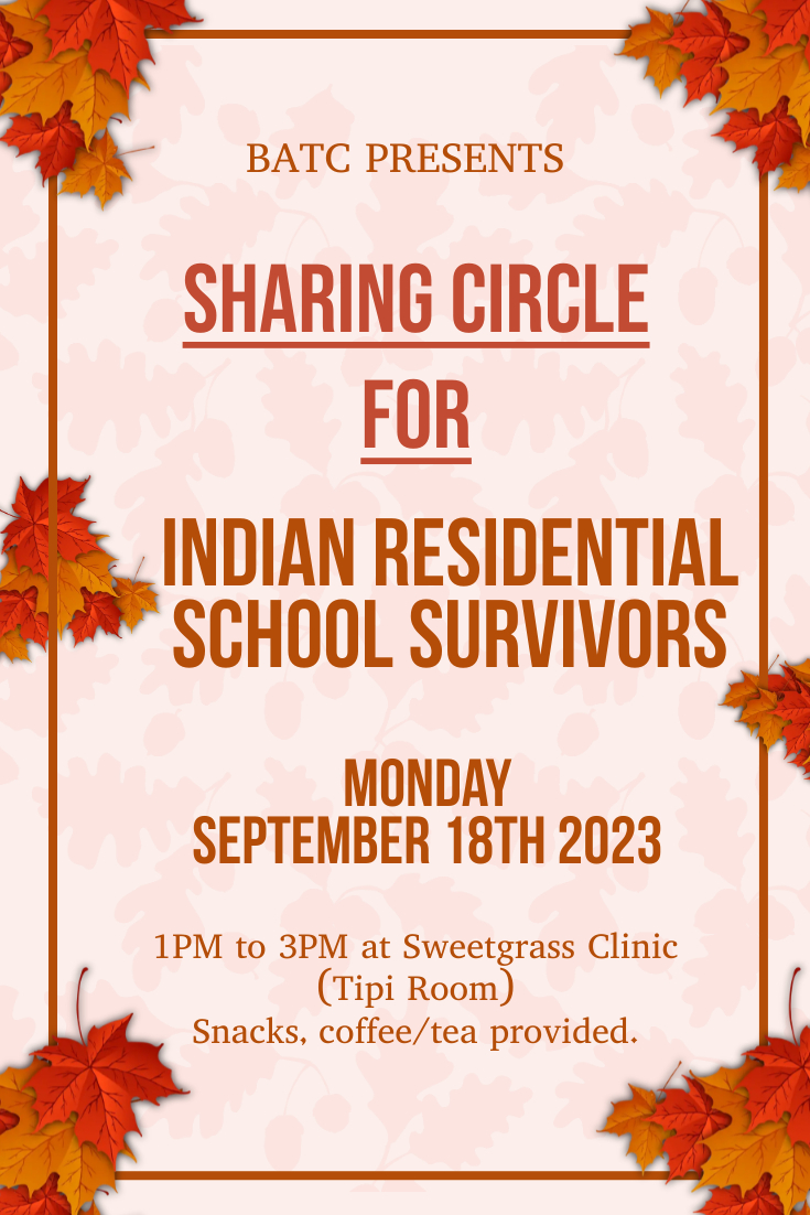 Sharing Circle for Residential School Survivors