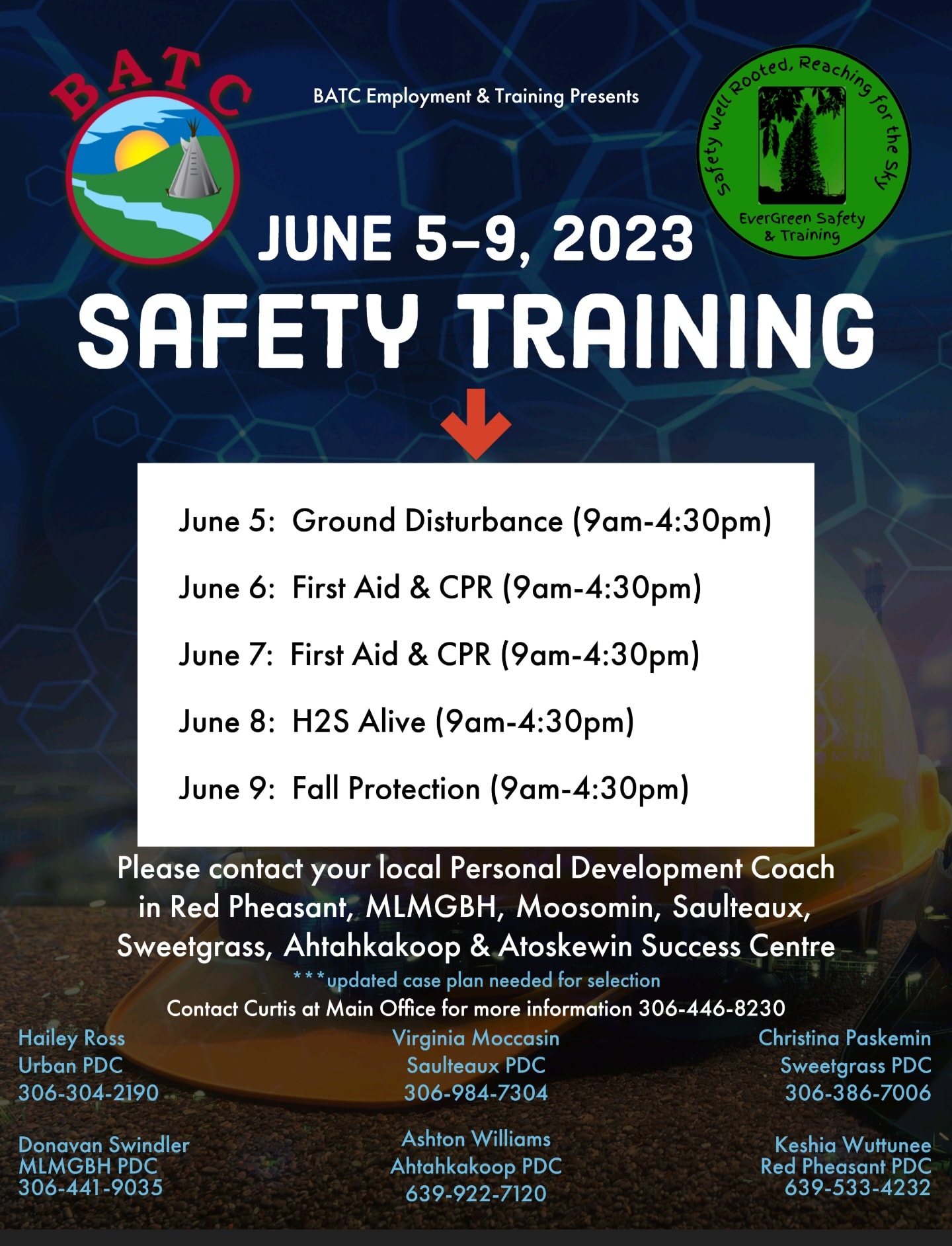 BATC Safety Training from June 5 to 9, 2023