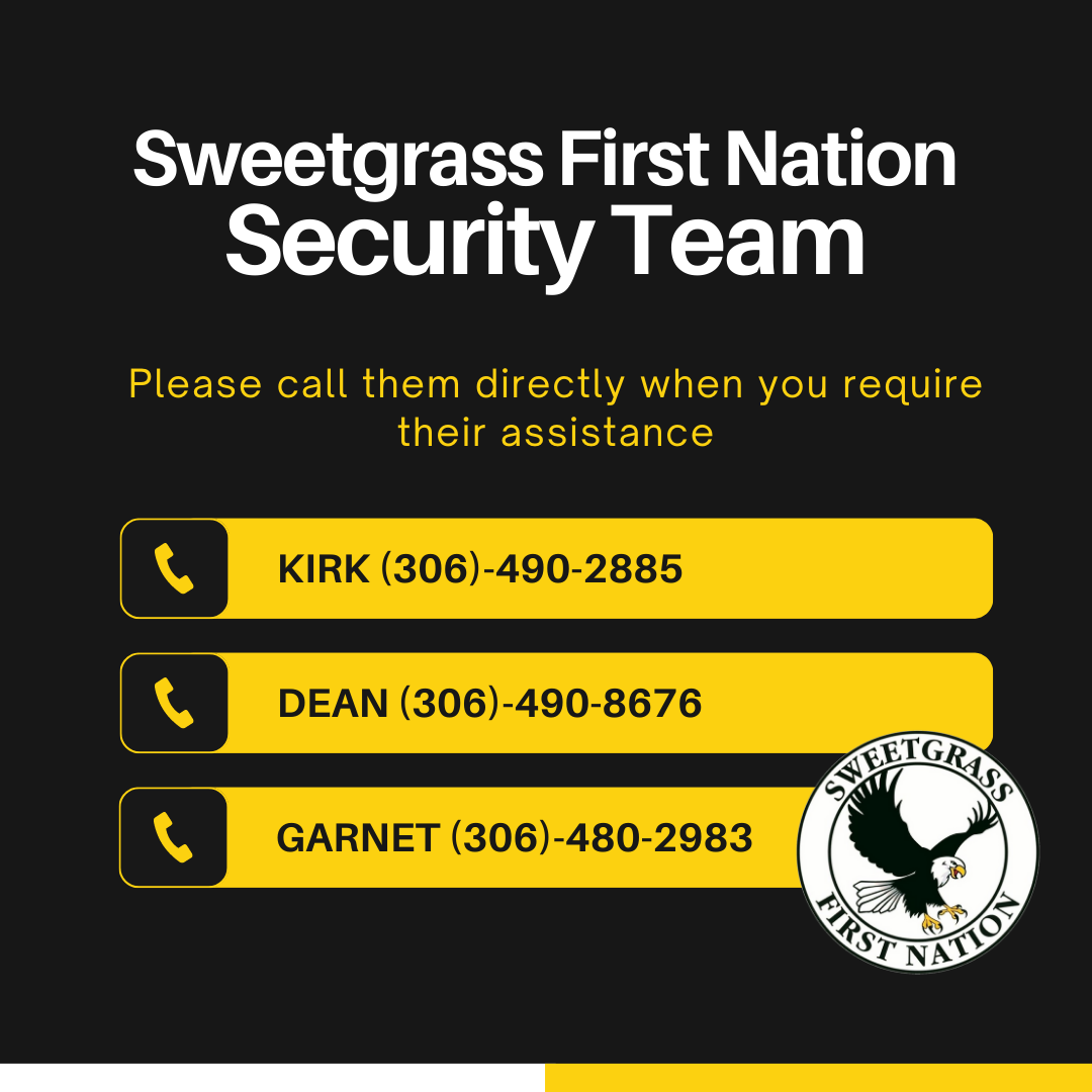 Sweetgrass Security Team Contact Information
