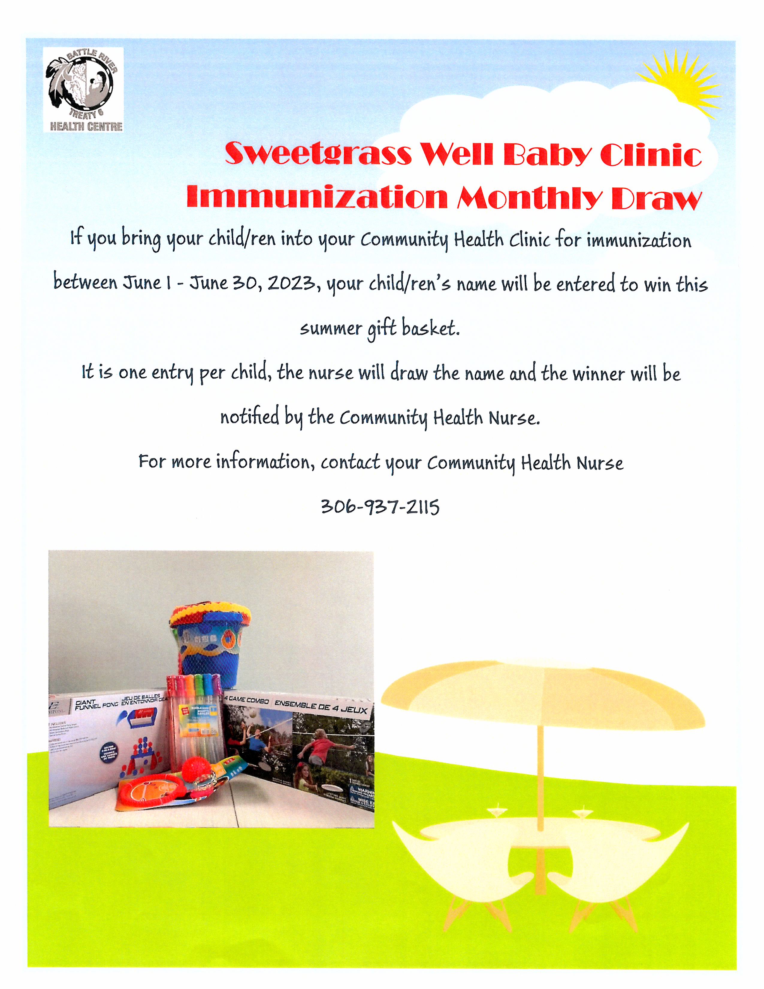 Well Baby Clinic - Monthly Immunization Draw